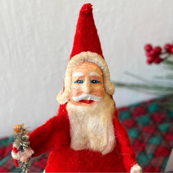 Vintage Belsnickel Santa Claus Standing Figure on Base St. Nicholas MadeJapan #1 - Picture 4 of 13